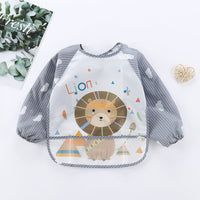Waterproof Baby Bib with Sleeves-T-0-3 years old-State of Style