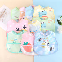 Waterproof Baby Bibs – Adjustable 5 Pieces-Mix - random 5 pieces-State of Style
