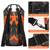 Waterproof Backpack with Wet/Dry Separation - AquaVault-Dark Blue-15L-State of Style