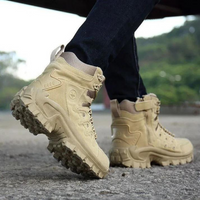 Waterproof Boots - TacticalPro-Khaki-5.0-State of Style