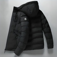 Waterproof Comfortable Men's Winter Parka - Arwin-Black-M-State of Style