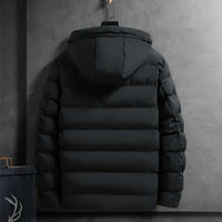 Waterproof Comfortable Men's Winter Parka - Arwin-Blue-M-State of Style