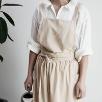 Waterproof Cotton Apron with Convenient Pockets - ChefMate-Pink-State of Style