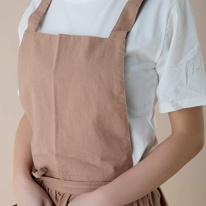 Waterproof Cotton Apron with Convenient Pockets - ChefMate-Pink-State of Style