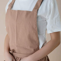 Waterproof Cotton Apron with Convenient Pockets - ChefMate-Pink-State of Style
