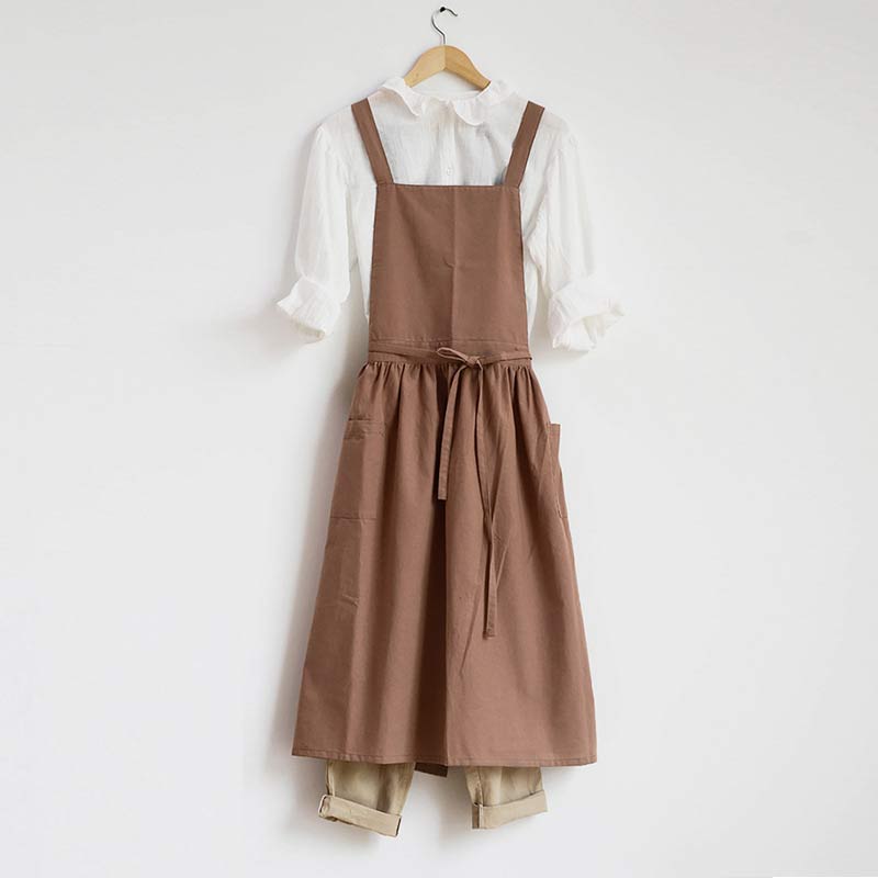 Waterproof Cotton Apron with Convenient Pockets - ChefMate-Pink-State of Style