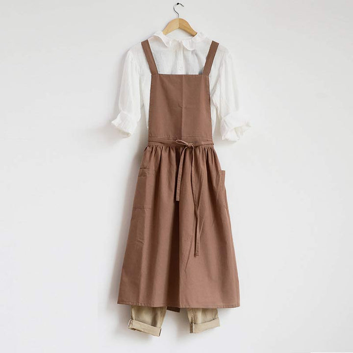 Waterproof Cotton Apron with Convenient Pockets - ChefMate-Pink-State of Style