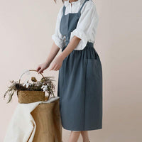 Waterproof Cotton Apron with Convenient Pockets - ChefMate-Pink-State of Style