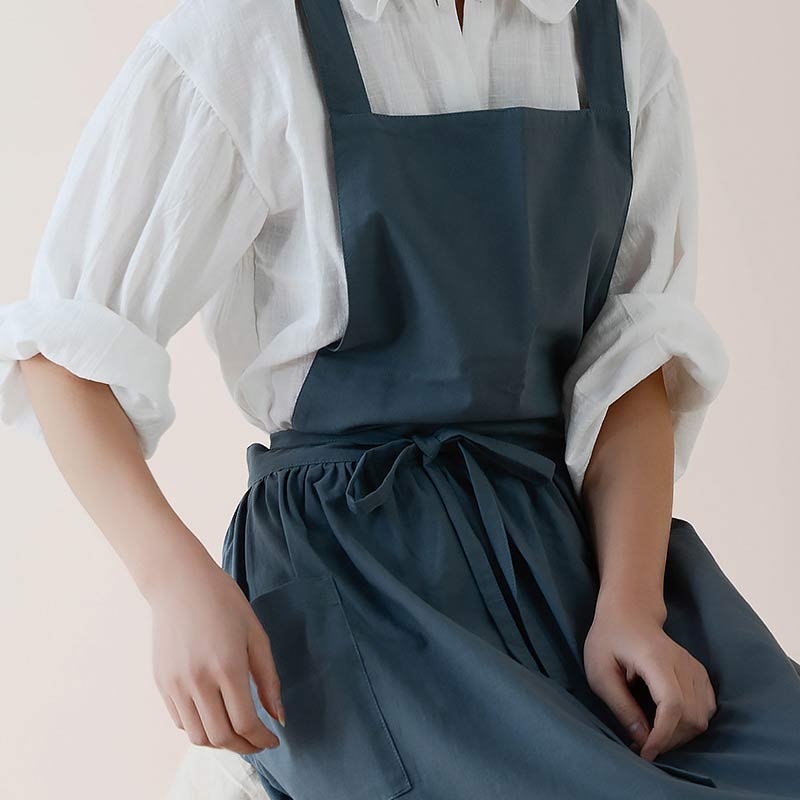Waterproof Cotton Apron with Convenient Pockets - ChefMate-Pink-State of Style