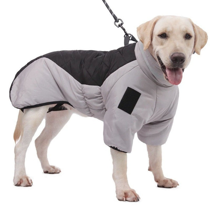 Waterproof Dog Coat - WeatherPaws-Grey-Black-XL-State of Style