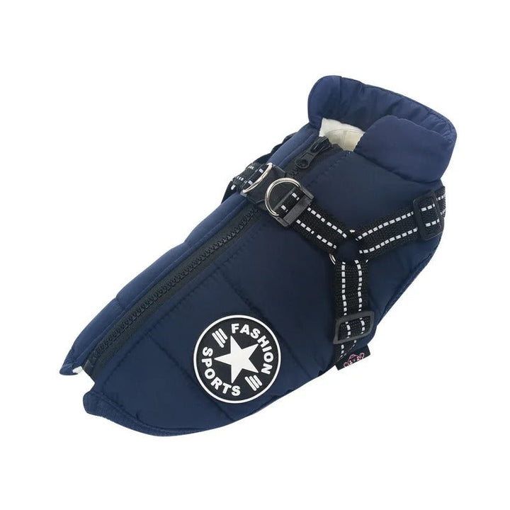 Waterproof Dog Jacket - RainRover-Dark blue-S-State of Style