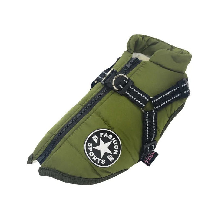 Waterproof Dog Jacket - RainRover-Green-S-State of Style