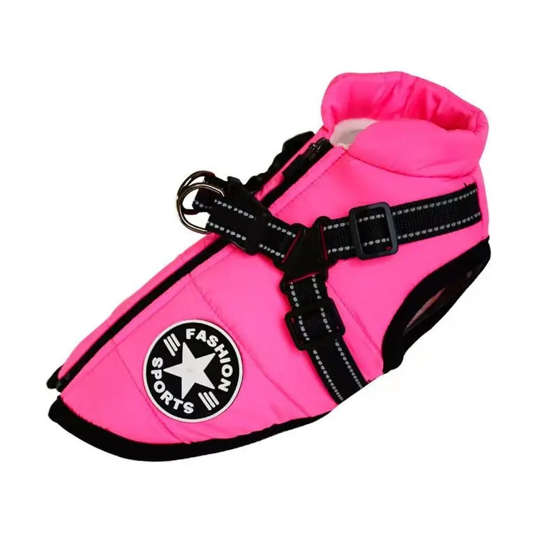 Waterproof Dog Jacket - RainRover-Pink-S-State of Style
