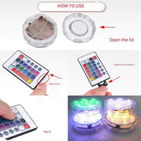 Waterproof LED Underwater Light with Remote Control - GlowRipple-1 + 1 FREE-State of Style