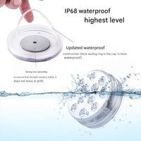 Waterproof LED Underwater Light with Remote Control - GlowRipple-1 + 1 FREE-State of Style