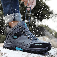 Waterproof Men's Boots with Ergonomic Sole - Victor Winter Guard-Army Green-7.5-State of Style