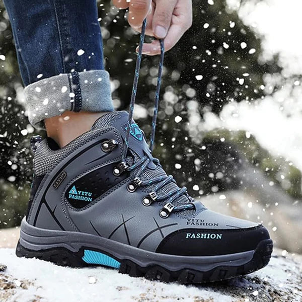Waterproof Men's Boots with Ergonomic Sole - Victor Winter Guard-Army Green-7.5-State of Style