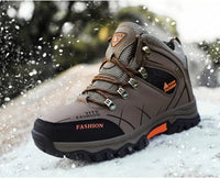 Waterproof Men's Boots with Ergonomic Sole - Victor Winter Guard-Army Green-7.5-State of Style