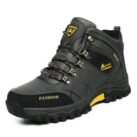 Waterproof Men's Boots with Ergonomic Sole - Victor Winter Guard-Army Green-7.5-State of Style