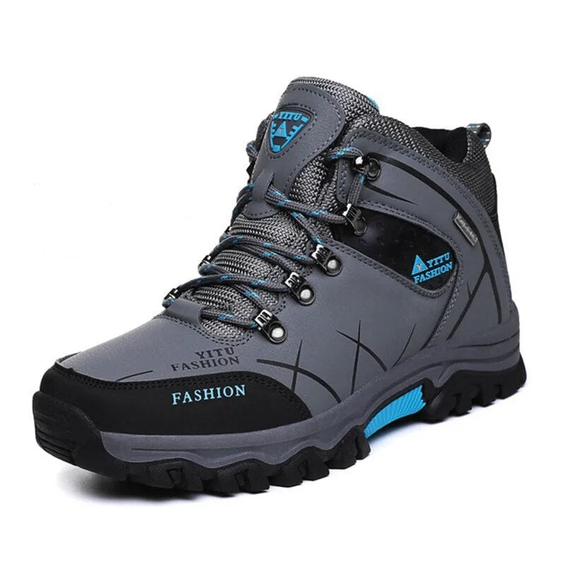 Waterproof Men's Boots with Ergonomic Sole - Victor Winter Guard-Grey-7.5-State of Style