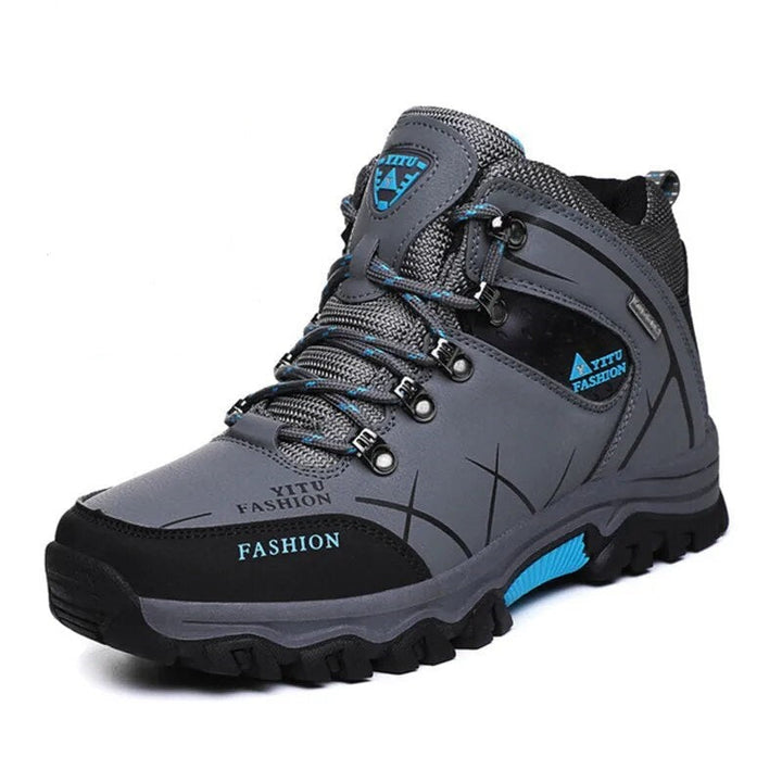 Waterproof Men's Boots with Ergonomic Sole - Victor Winter Guard-Grey-7.5-State of Style