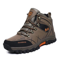 Waterproof Men's Boots with Ergonomic Sole - Victor Winter Guard-Khaki-7.5-State of Style