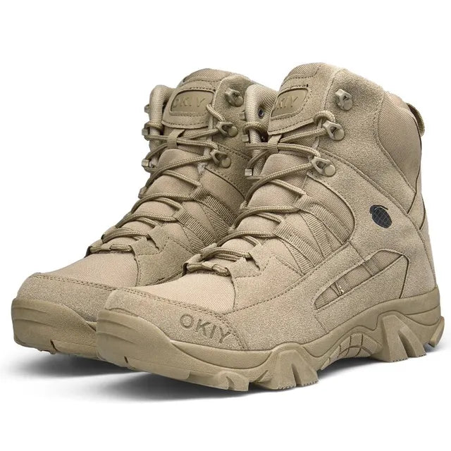 Waterproof Men's Hiking Shoes - SummitStride-White-10-State of Style