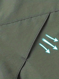 Waterproof Men's Varsity Jacket - StormGuard-Olive Green-M-State of Style