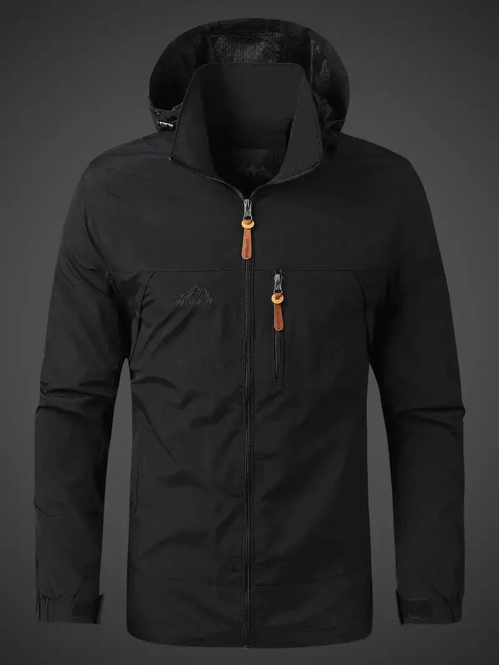 Waterproof Men's Varsity Jacket - StormGuard-Olive Green-M-State of Style