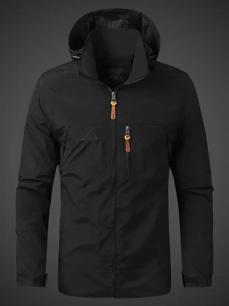 Waterproof Men's Varsity Jacket - StormGuard-Olive Green-M-State of Style