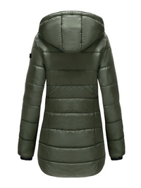 Waterproof Mid-Length Winter Jacket - Aspen-Beige-S-State of Style