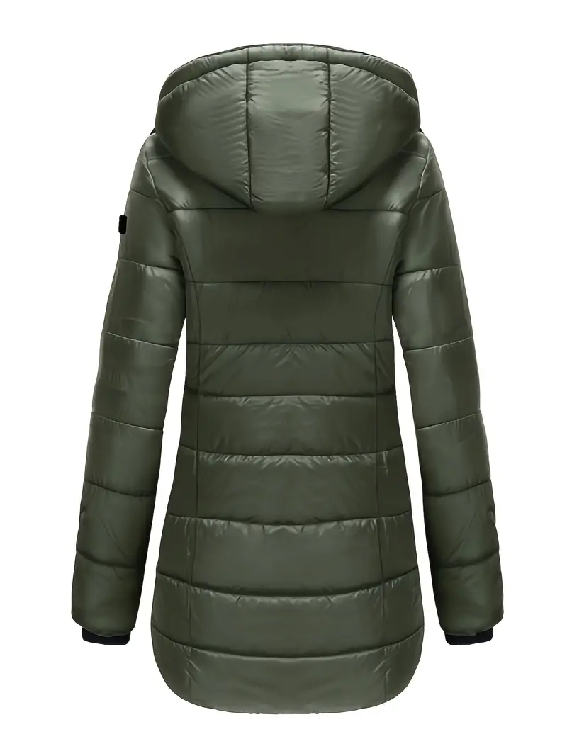 Waterproof Mid-Length Winter Jacket - Aspen-Beige-S-State of Style