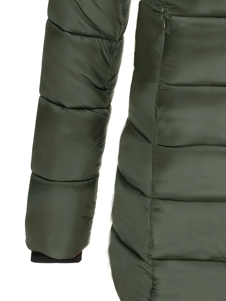 Waterproof Mid-Length Winter Jacket - Aspen-Beige-S-State of Style