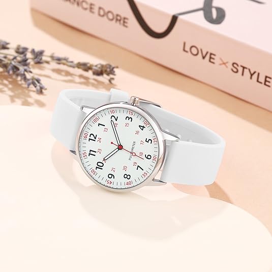Waterproof Nurse Watch - Femke-Black-State of Style