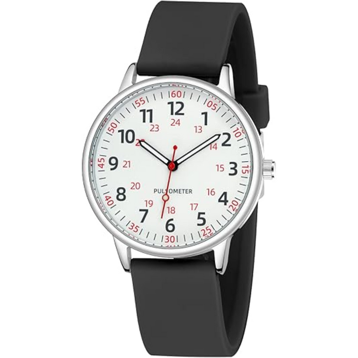 Waterproof Nurses Watch - Femke-Black-State of Style