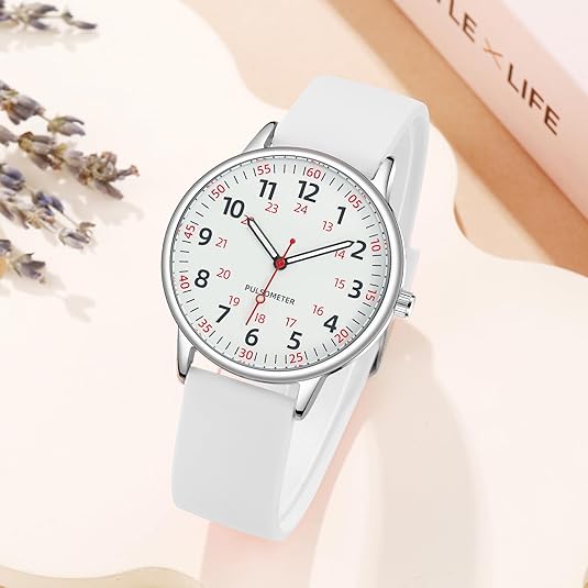 Waterproof Nurses Watch - Femke-Black-State of Style