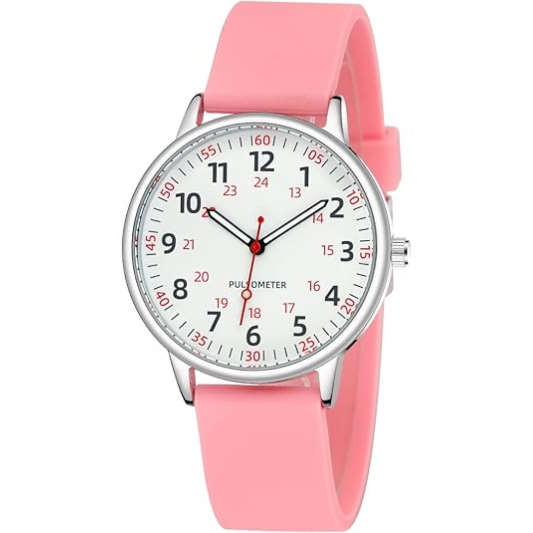 Waterproof Nurses Watch - Femke-Pink-State of Style