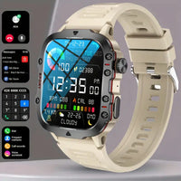 Waterproof Outdoor Smartwatch - TrailMate-Silicon Beige-State of Style