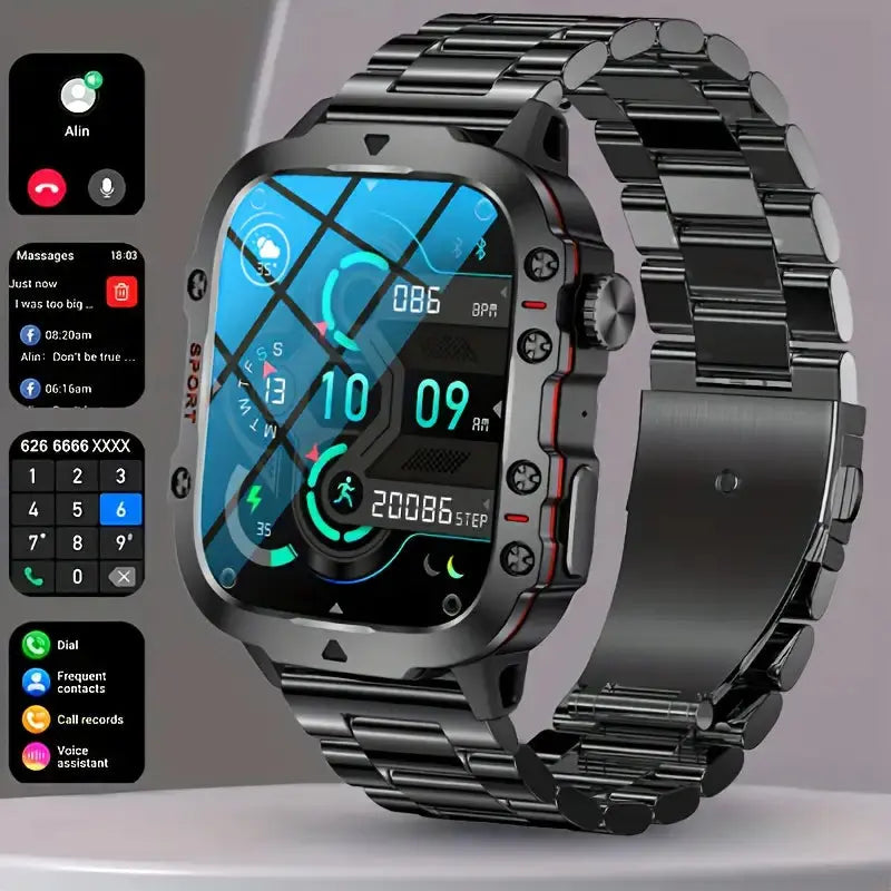 Waterproof Outdoor Smartwatch - TrailMate-Steel-State of Style