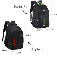 Waterproof Oxford Men's Backpack - UrbanGuard-Black-A-State of Style