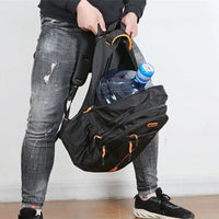 Waterproof Oxford Men's Backpack - UrbanGuard-Black-A-State of Style