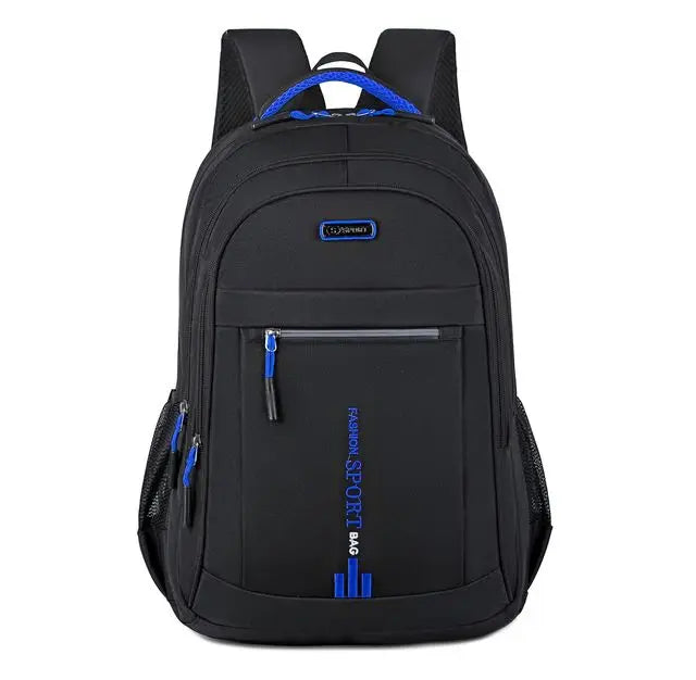 Waterproof Oxford Men's Backpack - UrbanGuard-Blue-A-State of Style