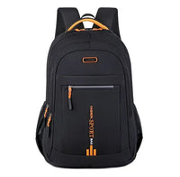 Waterproof Oxford Men's Backpack - UrbanGuard-Orange-A-State of Style