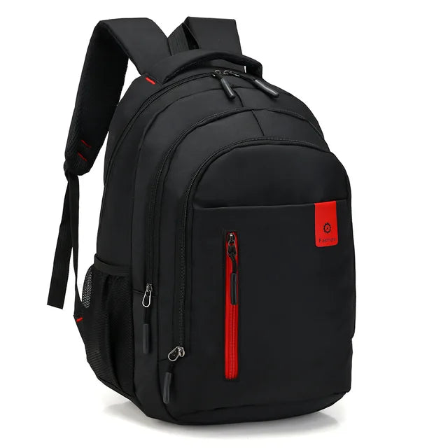 Waterproof Oxford Men's Backpack - UrbanGuard-Red-B-State of Style