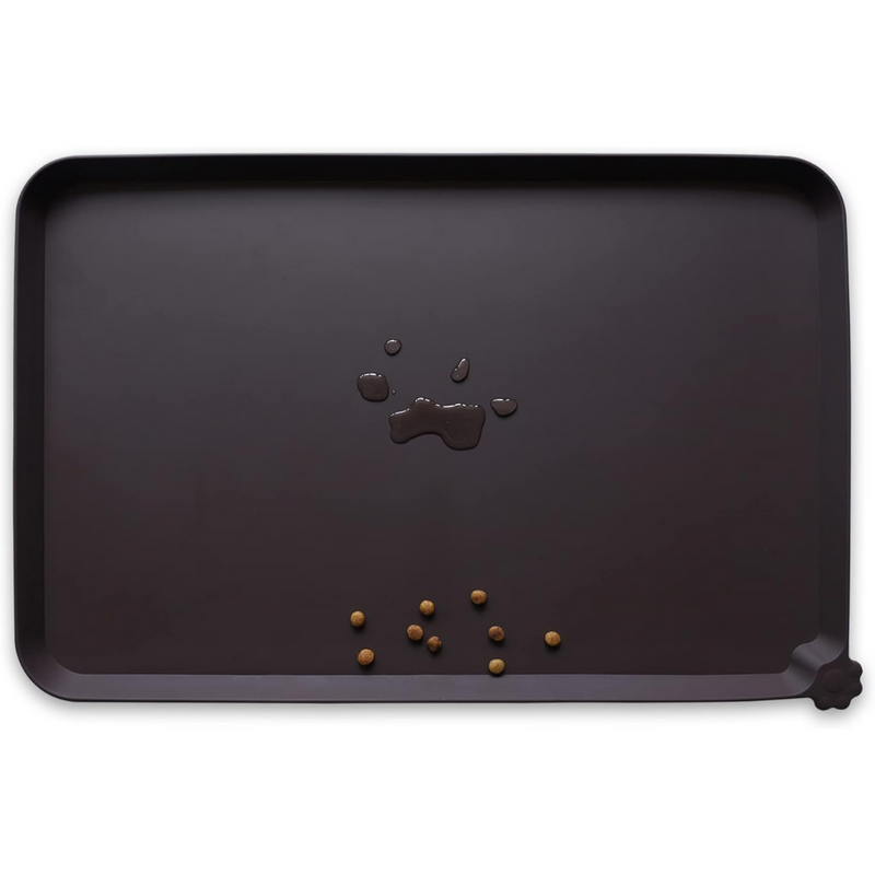 Waterproof Pet Feeding Mat - Protect Your Floors Now!-Black-48 x 30 cm-State of Style