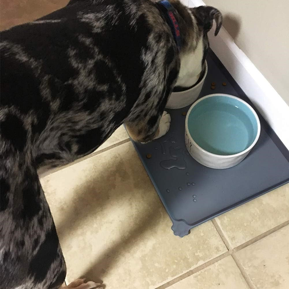 Waterproof Pet Feeding Mat - Protect Your Floors Now!-Black-48 x 30 cm-State of Style