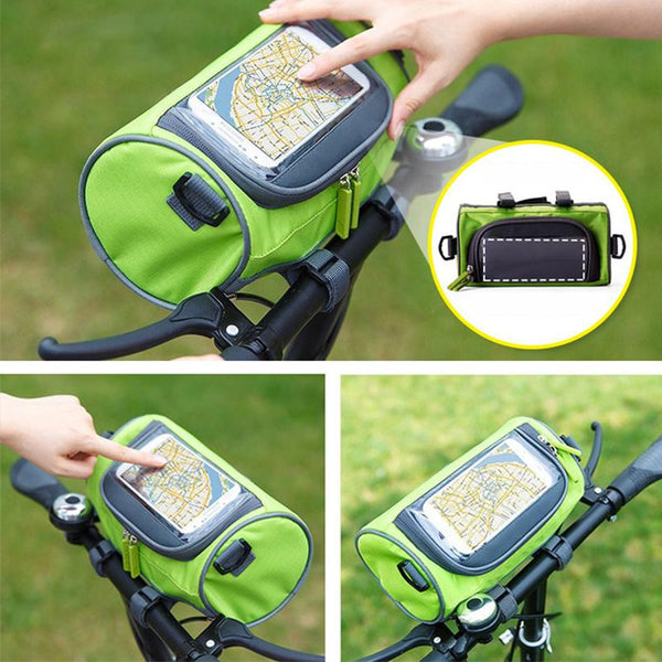 Waterproof Phone Bike Bag with Touchscreen Window - Velox-Dark blue-State of Style