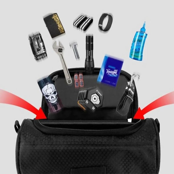 Waterproof Phone Bike Bag with Touchscreen Window - Velox-Dark blue-State of Style