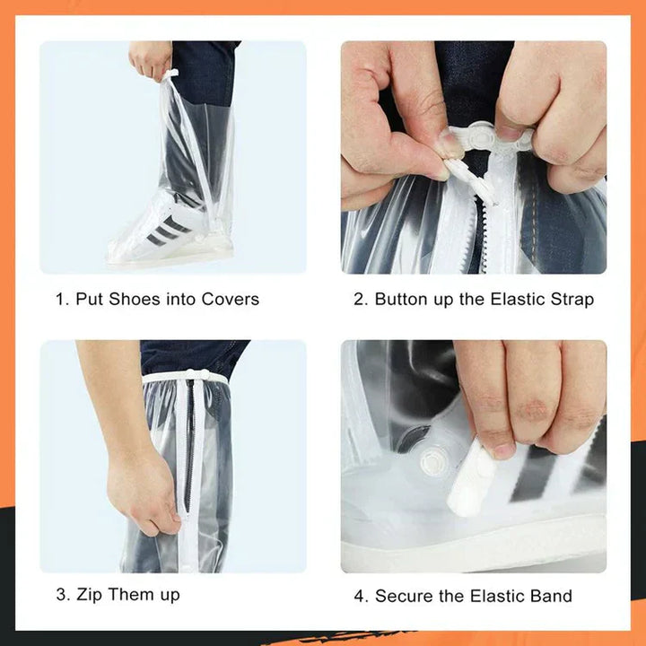 Waterproof Shoe Protectors - RainShield-Black-S (3.5-4.0)-State of Style