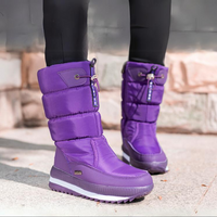 Waterproof snow boots with zipper – Nova-Purple-3.5-State of Style